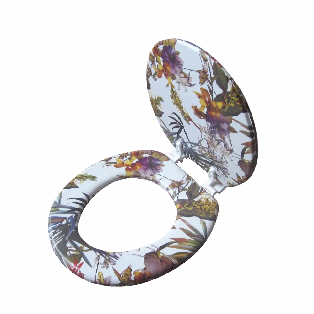 toilet seat cover set sponge fashion 17" toilet seat toilet lid pattern soft toilet seat warm