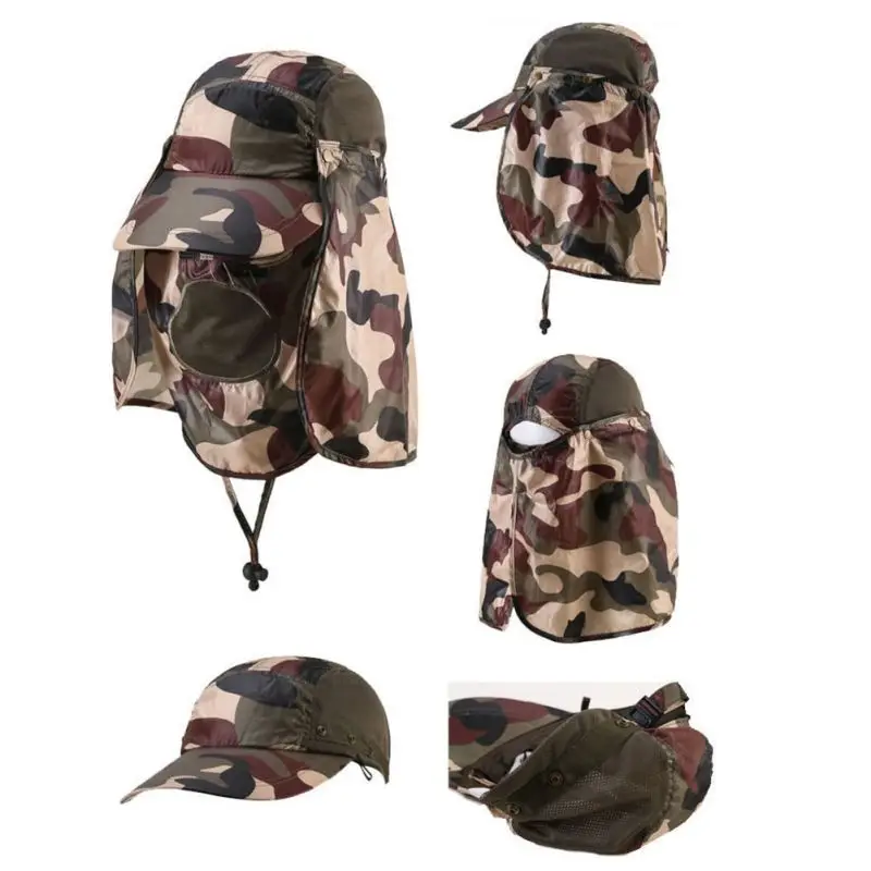 

UV Protection Face Neck Cover Fishing Sun Protcet Cap For Outdoor Sport Hiking Camping Visor
