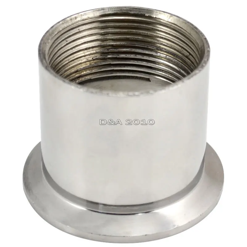 Megaron 1 1/2 &quotDN40 нержавеющая сталь SS316 санитарные женские резьбовые фитинги ободок OD
