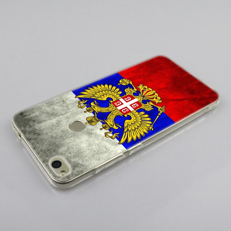 Мягкий силиконовый чехол с эмблемой российского флага для Huawei NOVA 3 3i 4 Honor 7A Pro 7S 6X 7X