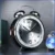 8 inch Large Jumbo 23.5cm Metal Double Twin Bell Alarm Clock Silent Non Ticking Bedside Alarm Watch for Kids Bedroom Office
