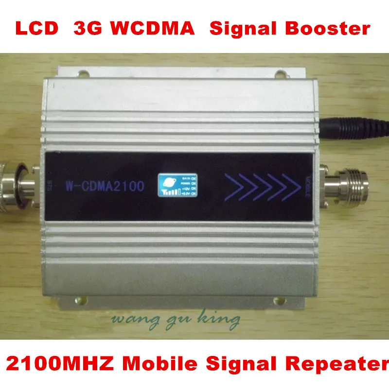 

Family LCD 3G WCDMA 2100MHZ Mobile Phone Signal Booster GSM Signal Repeater/Booster/Amplifier/Receivers. Cell Phone Amplifier