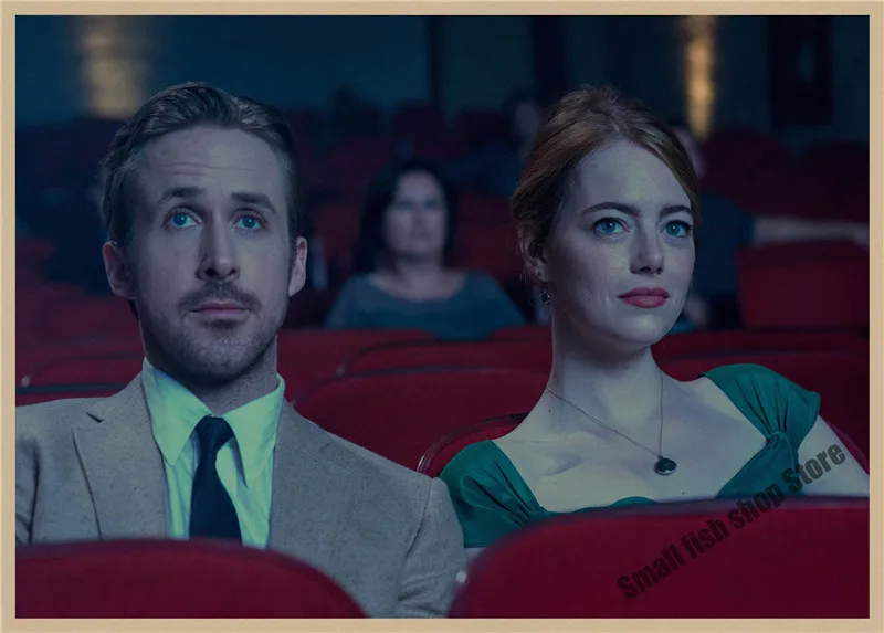 LA LAND Ретро плакат, крафт-бумага, бумага для бара, кафе, домашний декор, настенная роспись