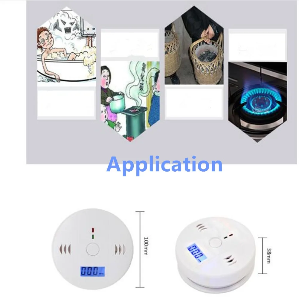 Home Safety CO Carbon Monoxide Smoke Poisoning Gas Sensor High