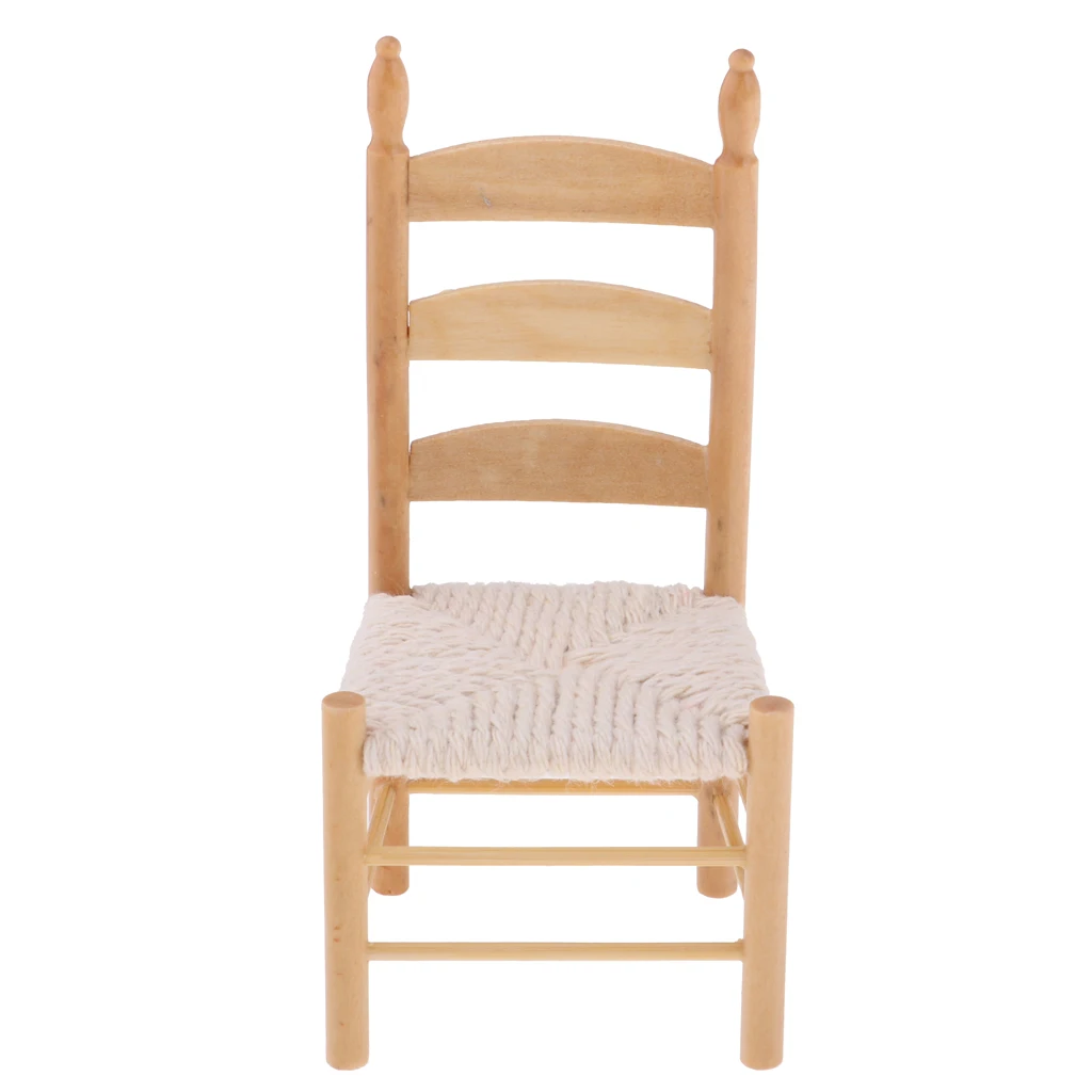 Dining Table Chair Model for 1:12 Scale Dollhouse Miniature Living Room Furniture #1