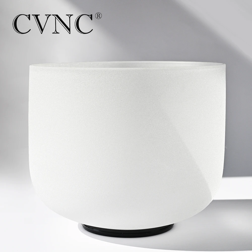 

CVNC 10" Note C Root Chakra Frosted Quartz Crystal Singing Bowl