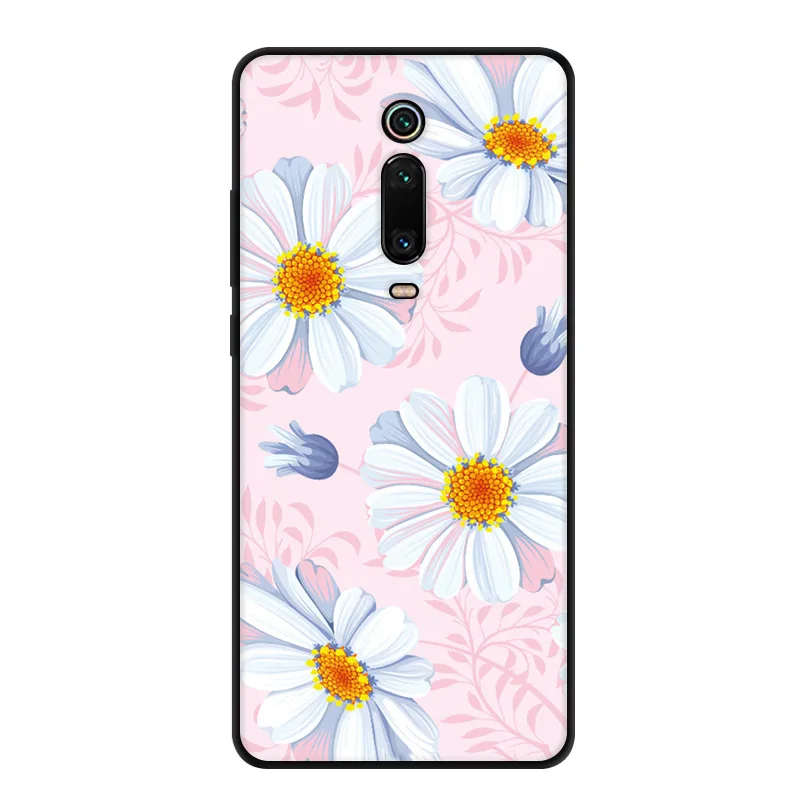 For Xiaomi Mi 9T Case Mi 9T Pro Cartoon Printed Soft Black Bumper Silicone TPU Cover For Xiaomi Mi 9T Pro mi9T 9 T Phone Cover