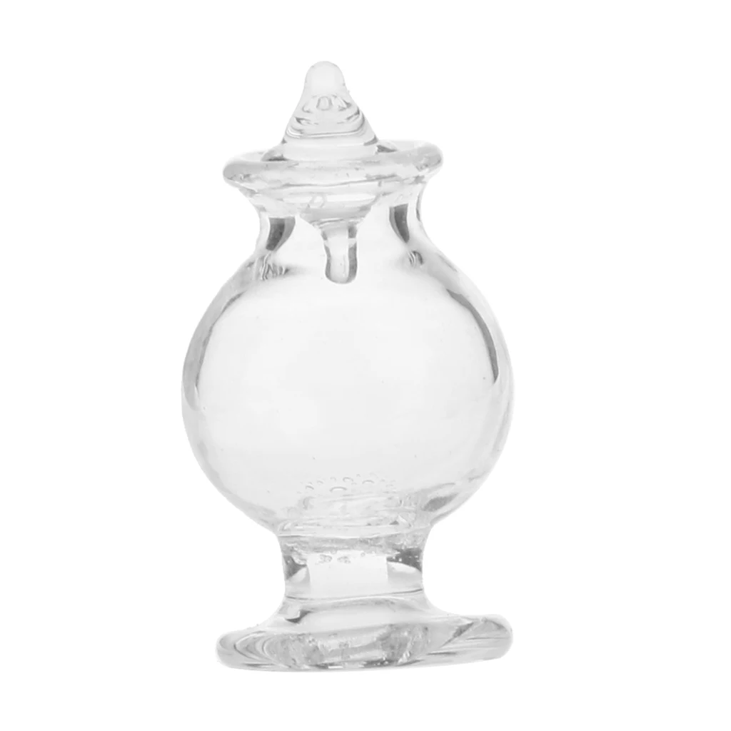 

1/12 Scale Dollhouse Miniature Glass Candy Bottle