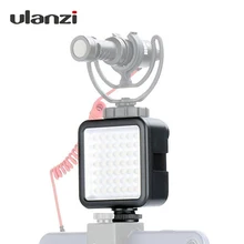 Mini LED Video Light on Camera with 3 Hot Shoe for DSLR Camcorder Mini DVR,Night Photographic Fill Lighting for Nikon Canon Sony aputure amaran al h198 cri 95 on camera led video light for canon nikon sony panasonic camcorders