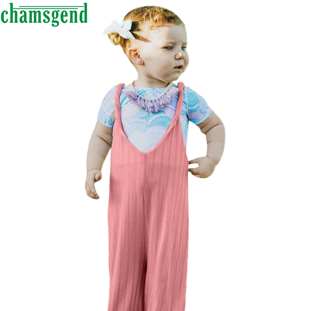 CHAMSGEND милые Дети комплекты для девочек одежда комбинезон Прямая доставка