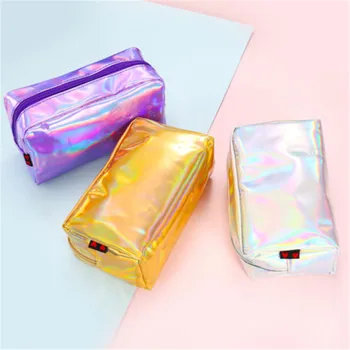 

Fashion Laser Cosmetic Makeup Bag Women Lady Travel Organizer Pouch Bag portable Casual Cosmetics bags