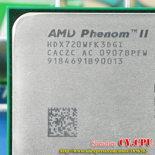 Процессор AMD Phenom II X3 720 процессор трехъядерный(2,8 ГГц/6 м/95 Вт/2000 ГГц) разъем am3 am2+ 938 pin X3 710