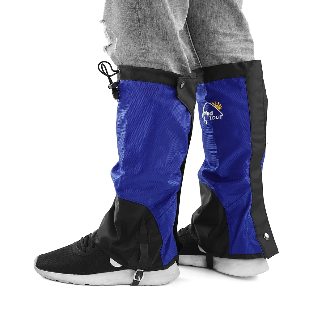 

Outdoor Waterproof Hiking Gaiters Men Women Snow Boot Anti Wind Poof Gaiter Nylon Camping Teekking Skiing Snow Leg Gaiters