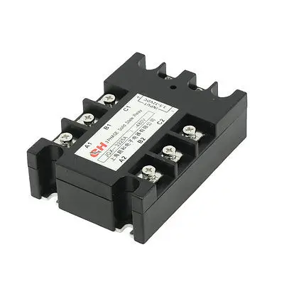 

High quality  3.5-32VDC Input 480VAC 25A Output DC/AC Three Phase SSR Solid State Relay