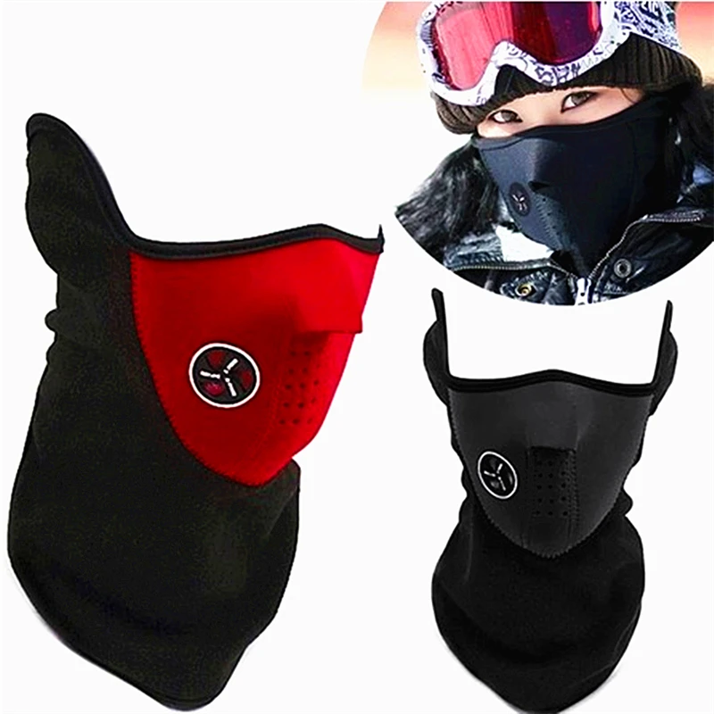 

Outdoor windproof Cool ride bike mask Warm Dustproof anti fog half face mask skiing care motorcycle sport mask free shipping