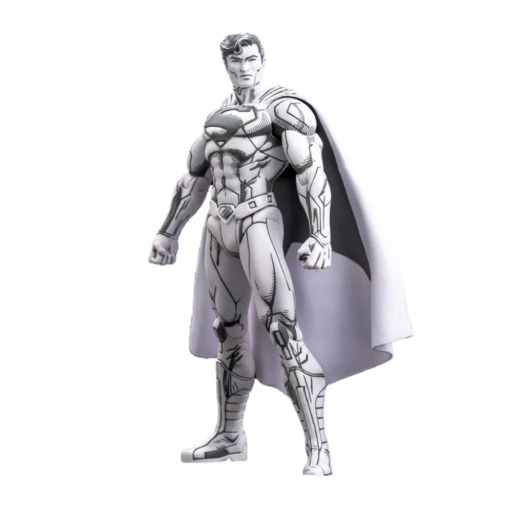Hot Sale Limited Edition Jim Lee Sketch DC Comic Blueline Classic Super Hero Superman Action Figure