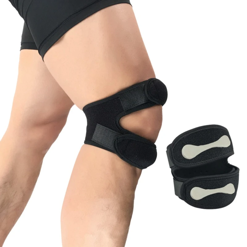 Adjustable sport gym patella tendon knee support brace strap band wrap protectBB