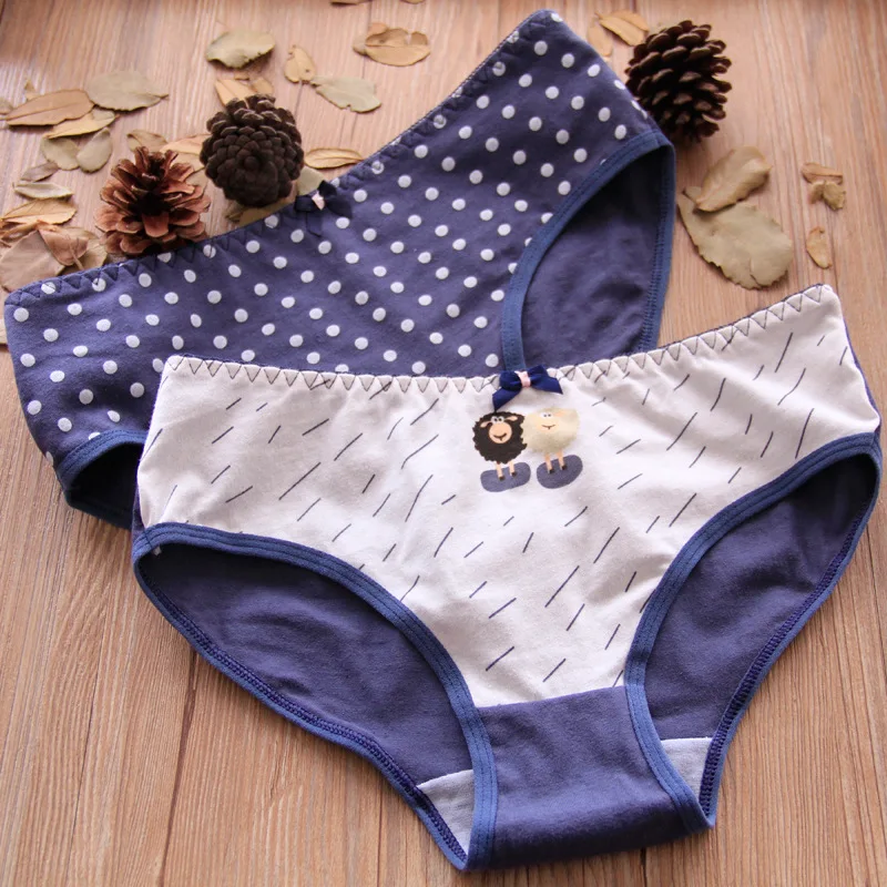 girls underwear 5pc/lot The goat cotton candy low waist briefs young girl panties Teenagers 5