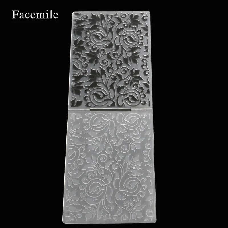 

Facemile Leaves Plastic Embossing Folder For Scrapbook DIY Album Card Tool Plastic Template 55030
