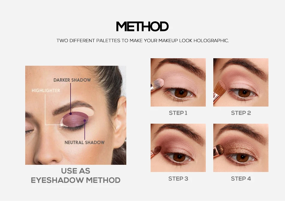 Sombra de Longa Ucanbe Marca Shimmer Fosco Sombra Maquiagem Paleta 18 Cores Cromo Pigmentado Nude Pressionado Olhos Duração Cosméticos 8 Beleza e saúde