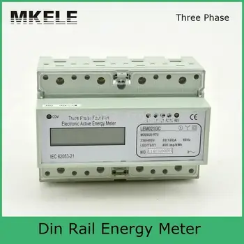 

Modbus RTU Din Rail MK-LEM021GC portable digital LCD three phase energy meter