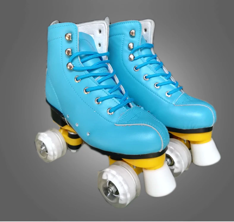 جديد الكبار المزدوج صف زلاجات دوارة الرباعي التزلج على الجليد الكبار الرجال والنساء في الهواء الطلق أحذية التزلج على الجليد