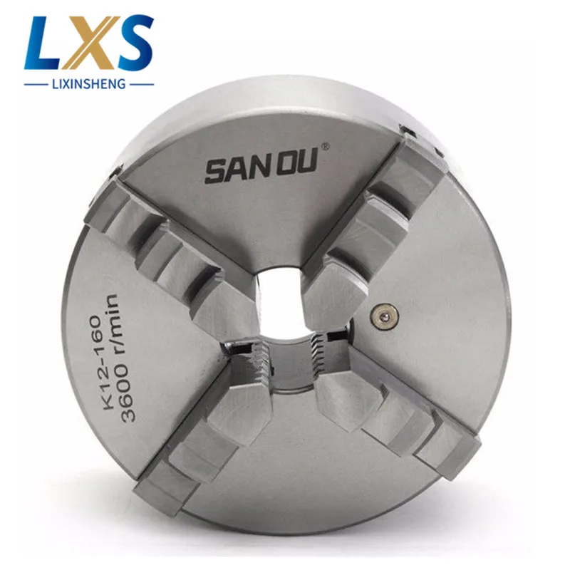 

Machine Tools 160MM Manual Lathe Chuck SANOU K12-160 Four-jaw Self-centering Chuck