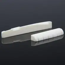 Кость буйвола гитара мост Гайка Седло для 6 струн Классическая гитара белый музыкальный струнный инструмент Аксессуары для гитары