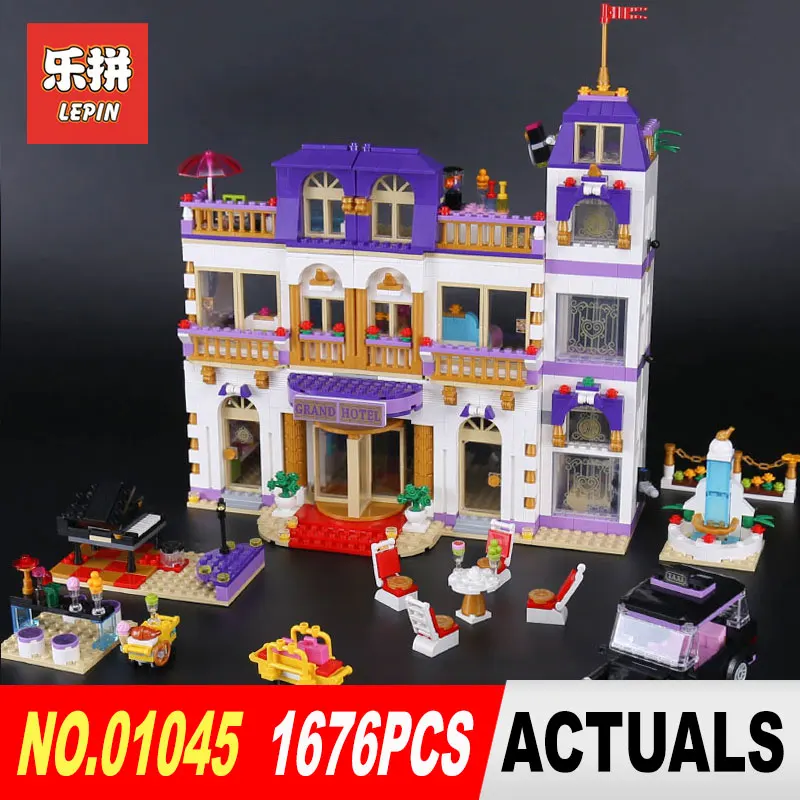 

New LEPIN 01045 1676pcs GIRL SERIES amusement park games Educational Building Blocks Bricks Toys GriL Toy 41101