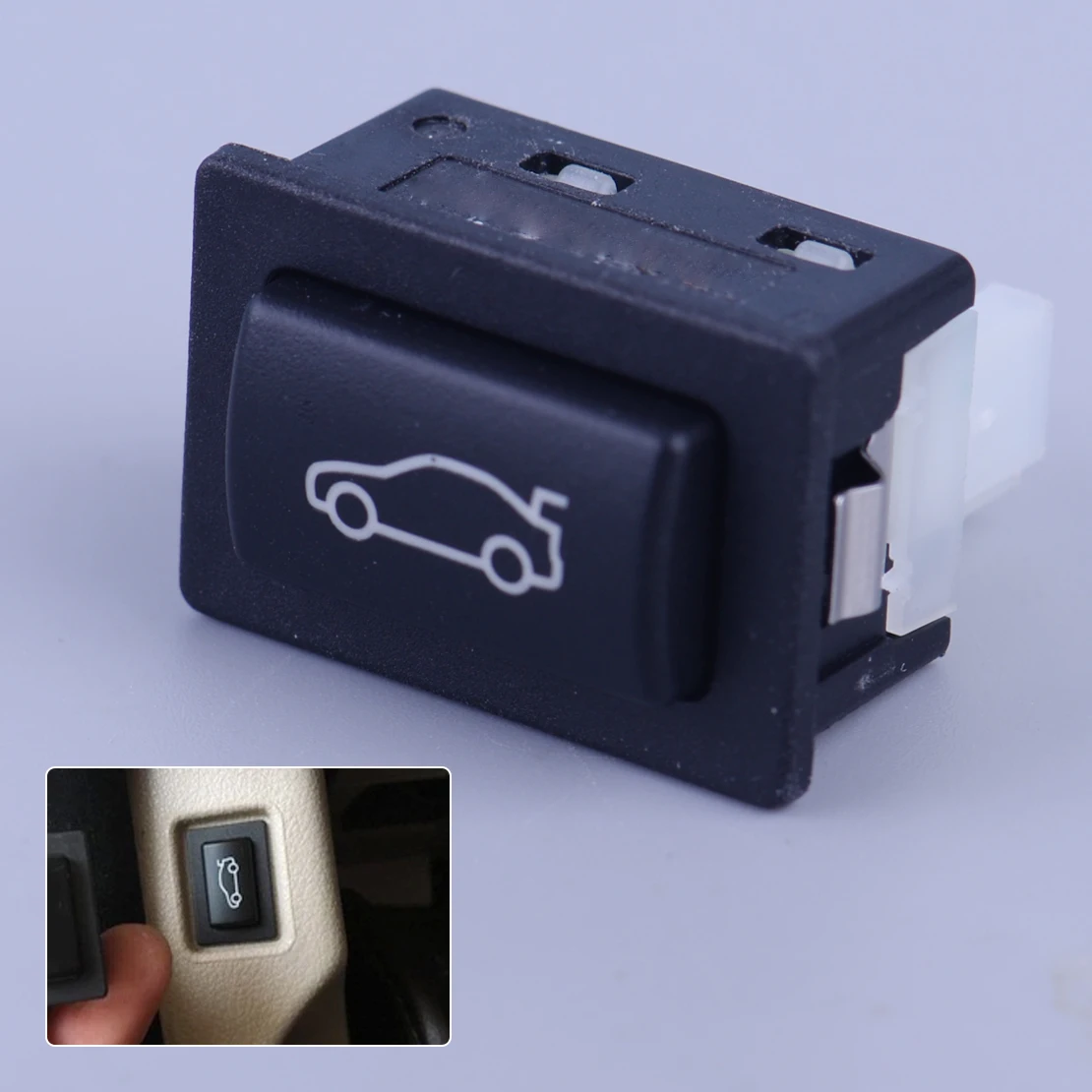 cheap CITALL 61319200316 Car Trunk Black Plastic 3 Pin Unlock Switch Push Button Fit For BMW F10 F11 F20 F30 F35 F18 E84