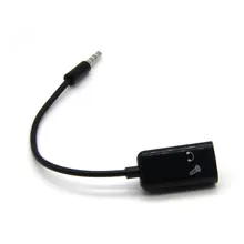 Black 3.5 mm Dual Audio Line Headset Earphone Splitter 2 In 1 Couples Lovers Adapter For iPhone MP3 MP4 Portable Media Player