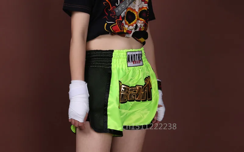 Мужские/женские/детские спортивные боксерские дышащие быстросохнущие штаны для фитнеса, дешевые шорты для ММА бокса, шорты muaythai Muay Thai