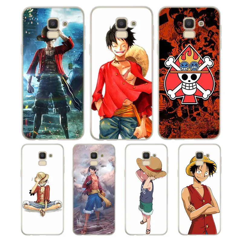 

Silicone Case Luffy one piece Printing for Samsung Galaxy j8 j7 j6 j5 j4 j3 Plus Prime 2018 2017 2016 Case Cover