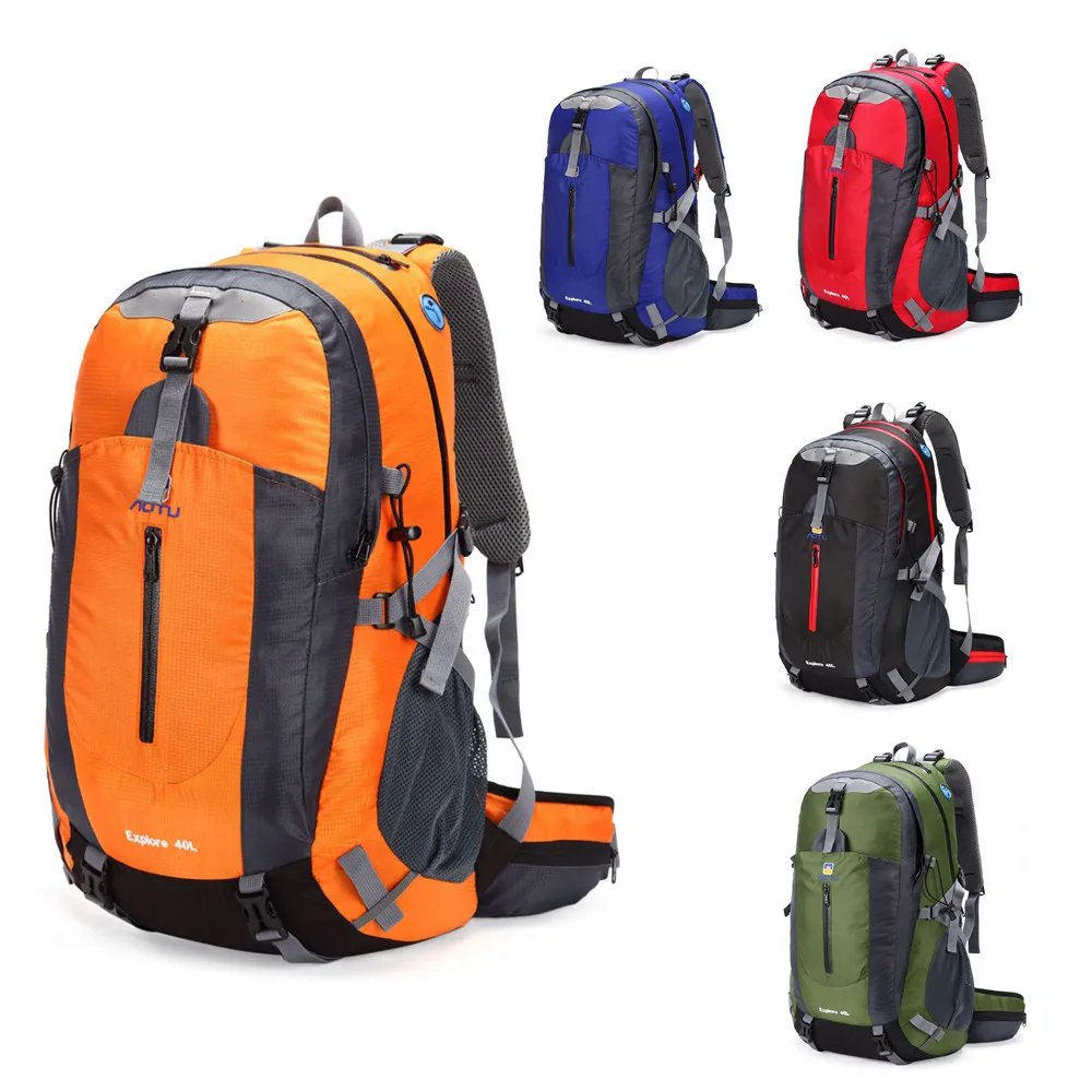 

40L Waterproof Durable Outdoor Climbing Backpack Women & Men Hiking Athletic Sport Travel Backpack Shoulder Rucksack
