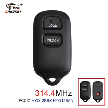 

Dandkey 2+1 3 Buttons Car Remote Key Fob 314.4MHz For Toyota Highlander 2001 2002 2003 2004 2005 2006 2007 HYQ12BBX/HYQ12BAN