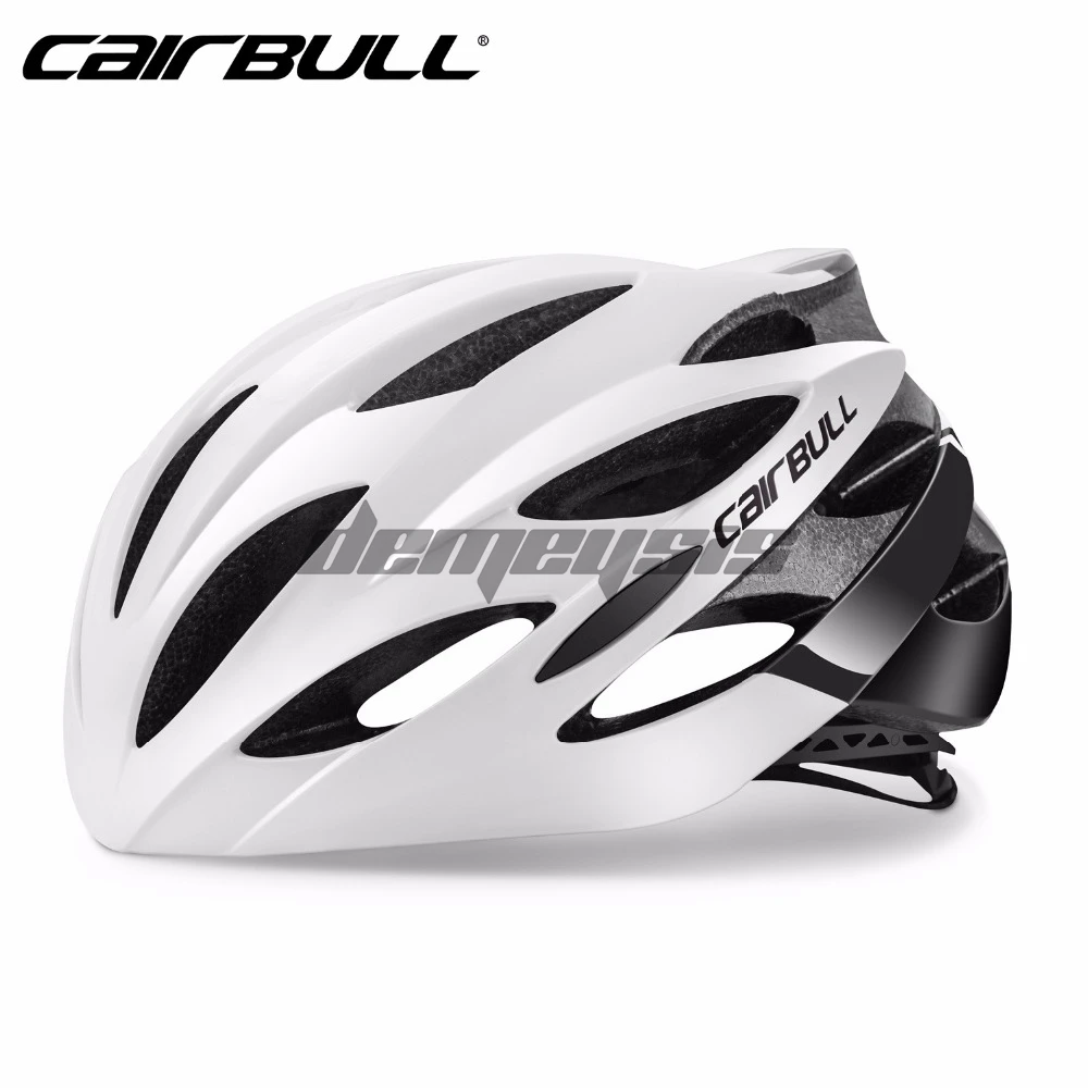 Открытый горный шоссейный велосипедный шлем легкие дышащие велосипедные шлемы мужские Регулируемые цельные велосипедные шлемы - Цвет: white black