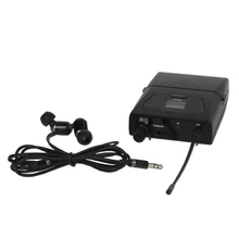 Profissional Sem Fio In Ear Monitor System In ear Fones De Ouvido Receptor de Monitoramento para Performance de Palco só 1 + Fones De Ouvido