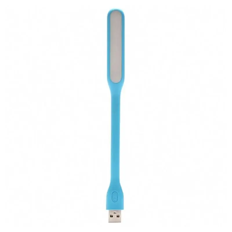 Синий Xiaomi Mijia мини USB лампы для чтения светодиодный гаджеты гибкий Диммируемый ночной Светильник для power Bank PC ноутбук портативный компьютер лампа - Цвет: Синий