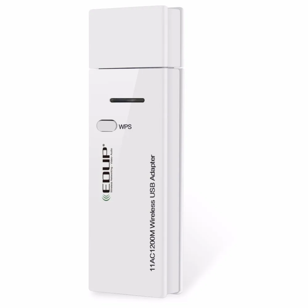 EDUP 5 ГГц Использование беспроводной Wi-Fi адаптер высокое Скорость 1200 Мбит/с 802.11ac Wi-Fi приемник Высокое качество USB адаптер Ethernet Окна Mac OS