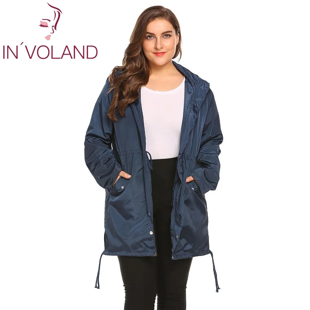 plus size lightweight coat