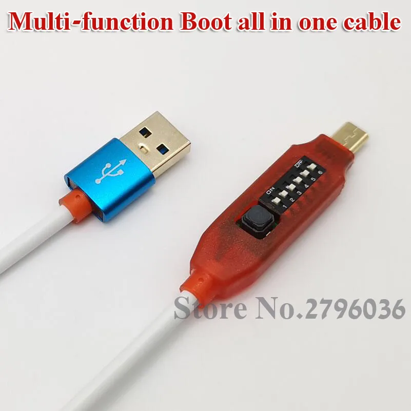 UMF все кабель запуска(легко переключение) Micro USB RJ45 все в одном многофункциональный кабель запуска кабель edl