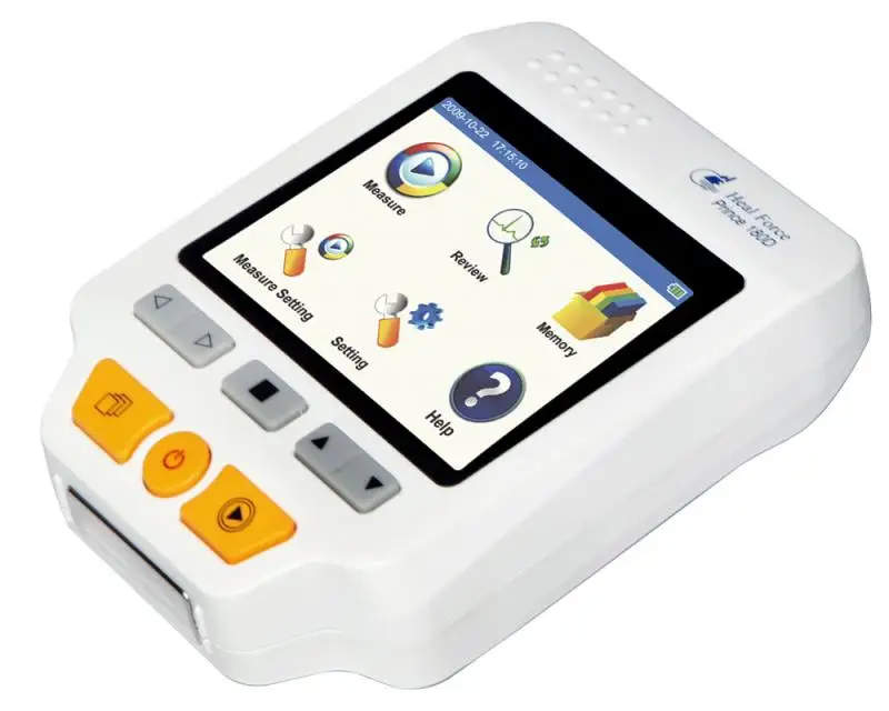 Heal Force 180D ручной цветной экран ЭКГ монитор портативный сердце грудь конечностей рука с свинцовой проволокой электрод Pad адаптер USB