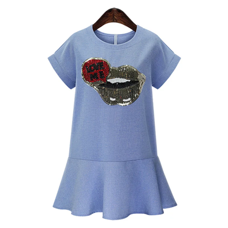 Wholesale Yibaka 2017 New Loose large size short-sleeved printed Women dress fashion was thin summer dress Women's clothing Buy Cheap Yibaka 2017 New Loose large size short-sleeved printed Women dress fashion was thin summer dress Women's clothing