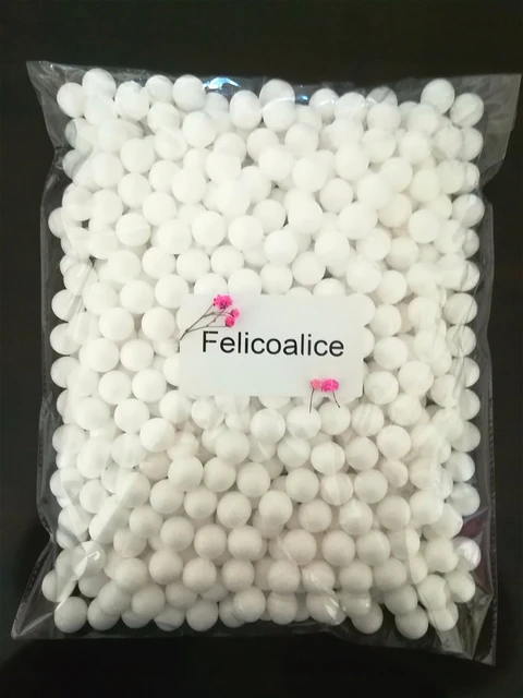 1cm-30cm Modelling White Polystyrene Styrofoam Foam Craft Balls For DIY  Christmas Party Decoration Supplies Gift