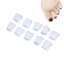 10 шт./партия силиконовый гель маленькие мозоли для пальцев ног корректор Пинки защитный гель для защиты пальцев