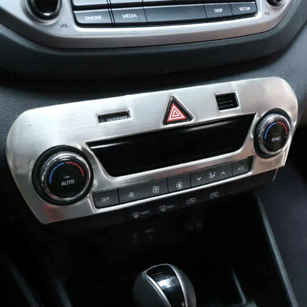 AITWATT для Hyundai Tucson 2015 2016 2017 2018 нержавеющая сталь внутренние кондиционеры кнопки