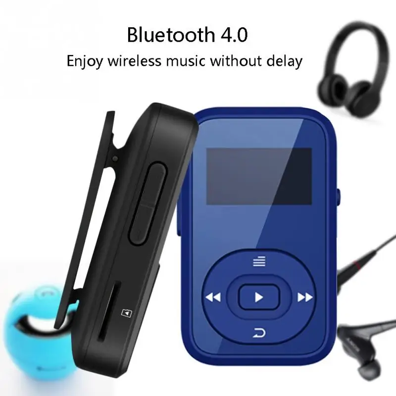

Super Fine Bluetooth 4.0 Mini Portable Wireless MP3 Player with FM Radio Voice Record for Sports and Music Lovers