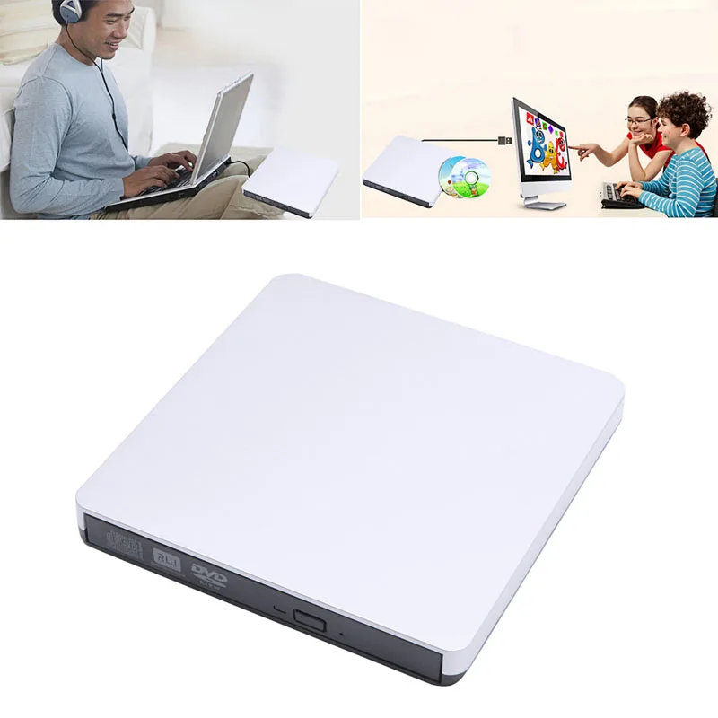 

Ultra Slim 3.0 USB CD/DVD-RW Burner Writer External Hard Drive For PC Laptop Mac