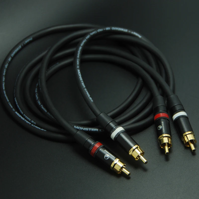 HIFI DIY Double RCA 2RCA Audio Cable US Prolink Standard 100 Cable Amp