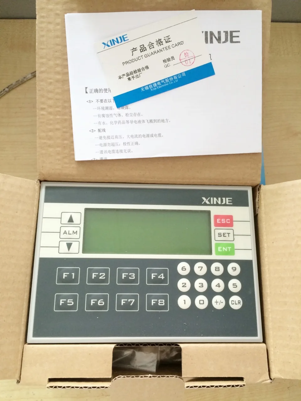 New For Xinje 3.7/" LCD Integrator Of HMI /& PLC XP3-18R HMI DC24V 3W